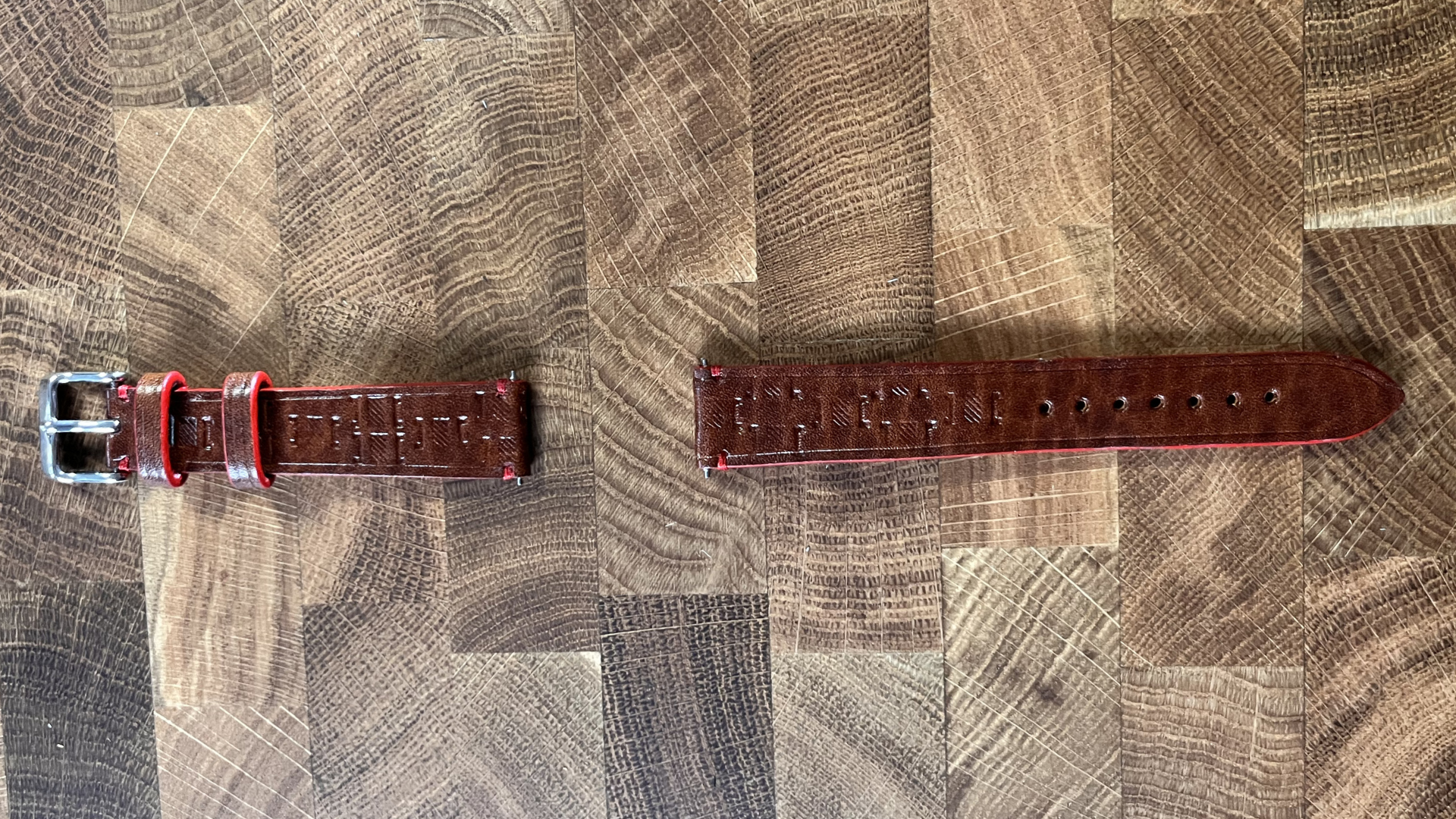 Bracelet de montre Façonné marron