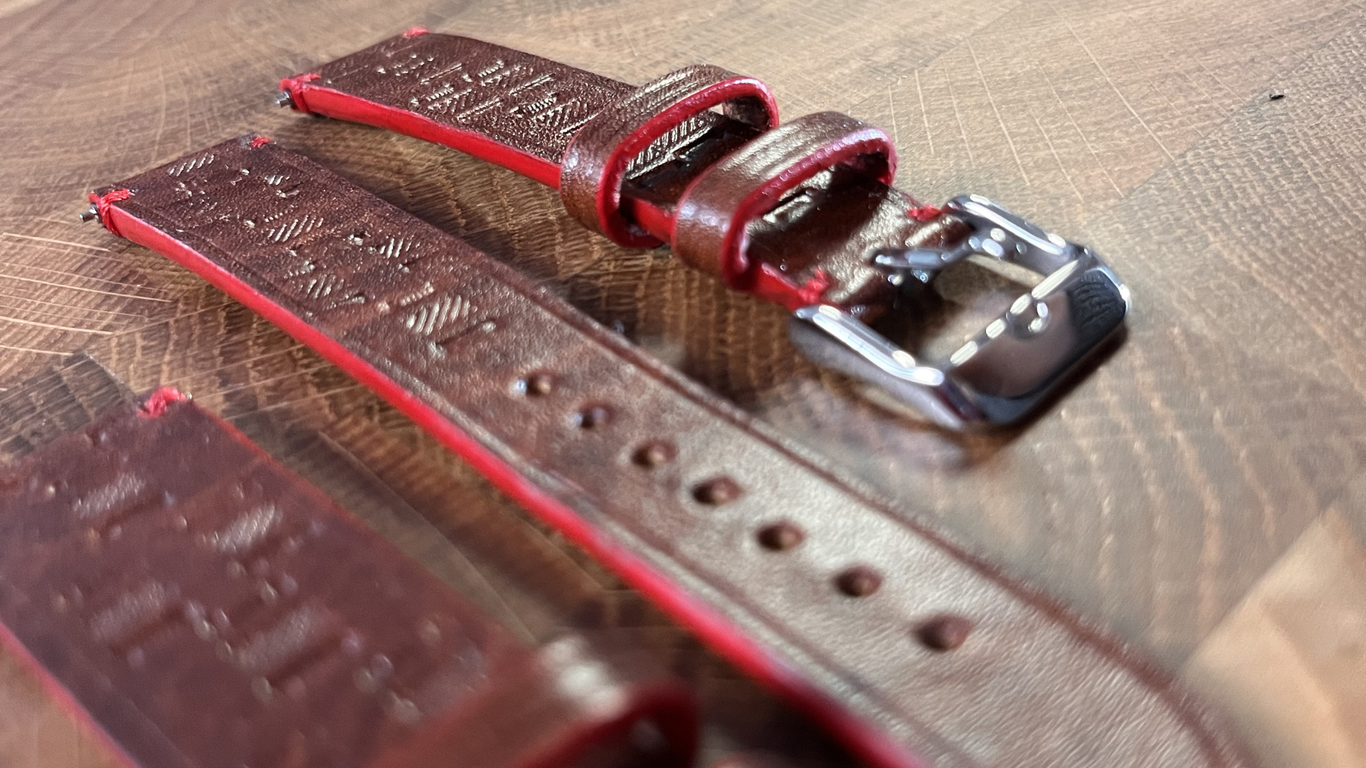 Bracelet de montre Façonné marron