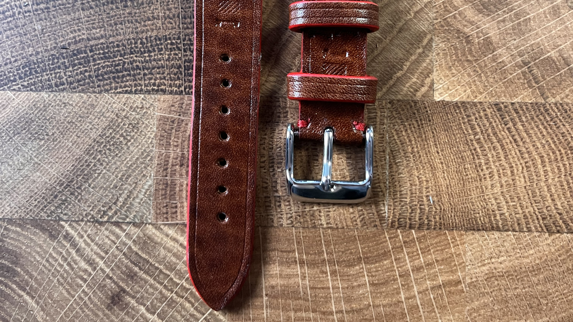 Bracelet de montre Façonné marron