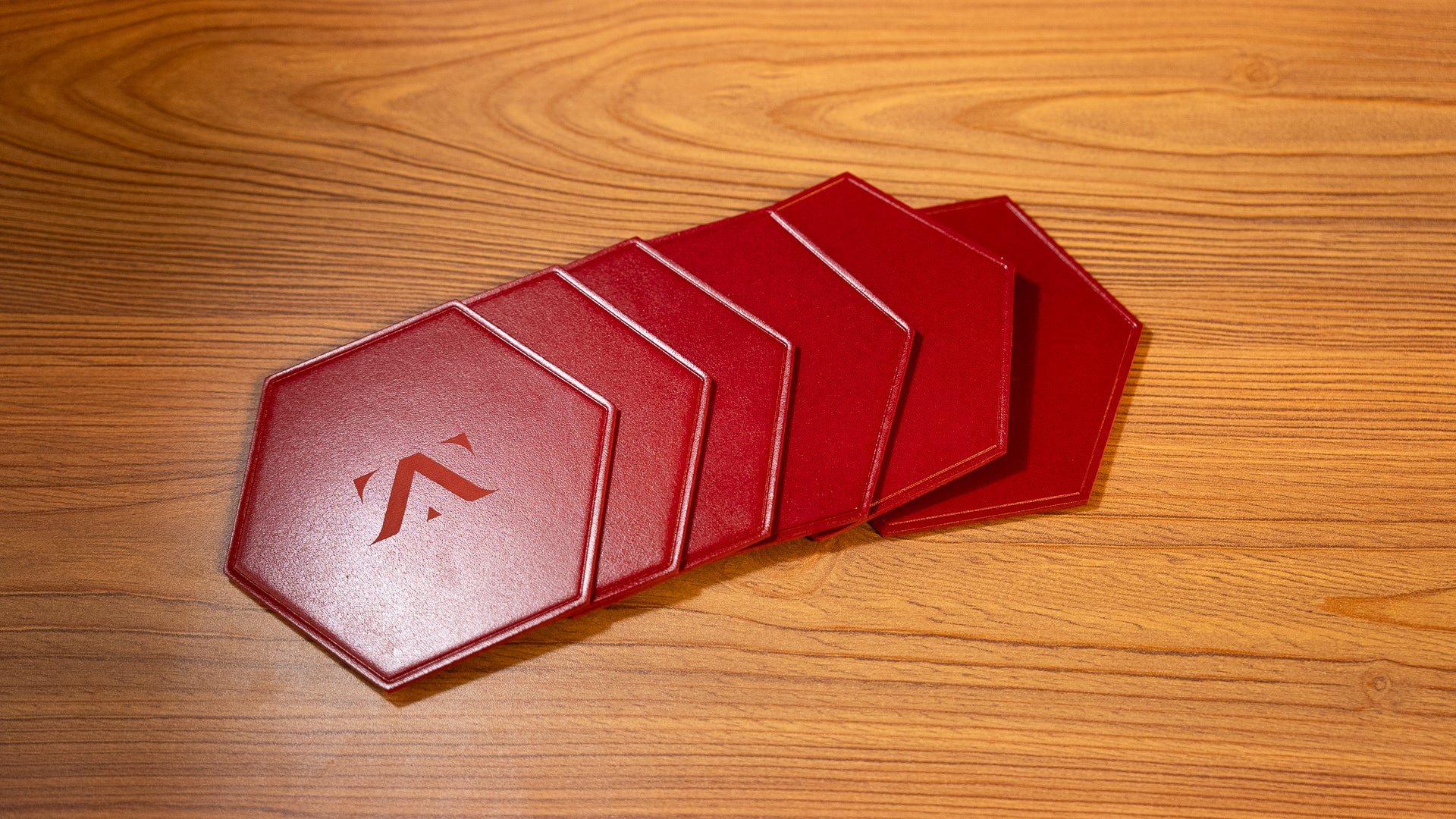 Dessous de verre rouge (x6)