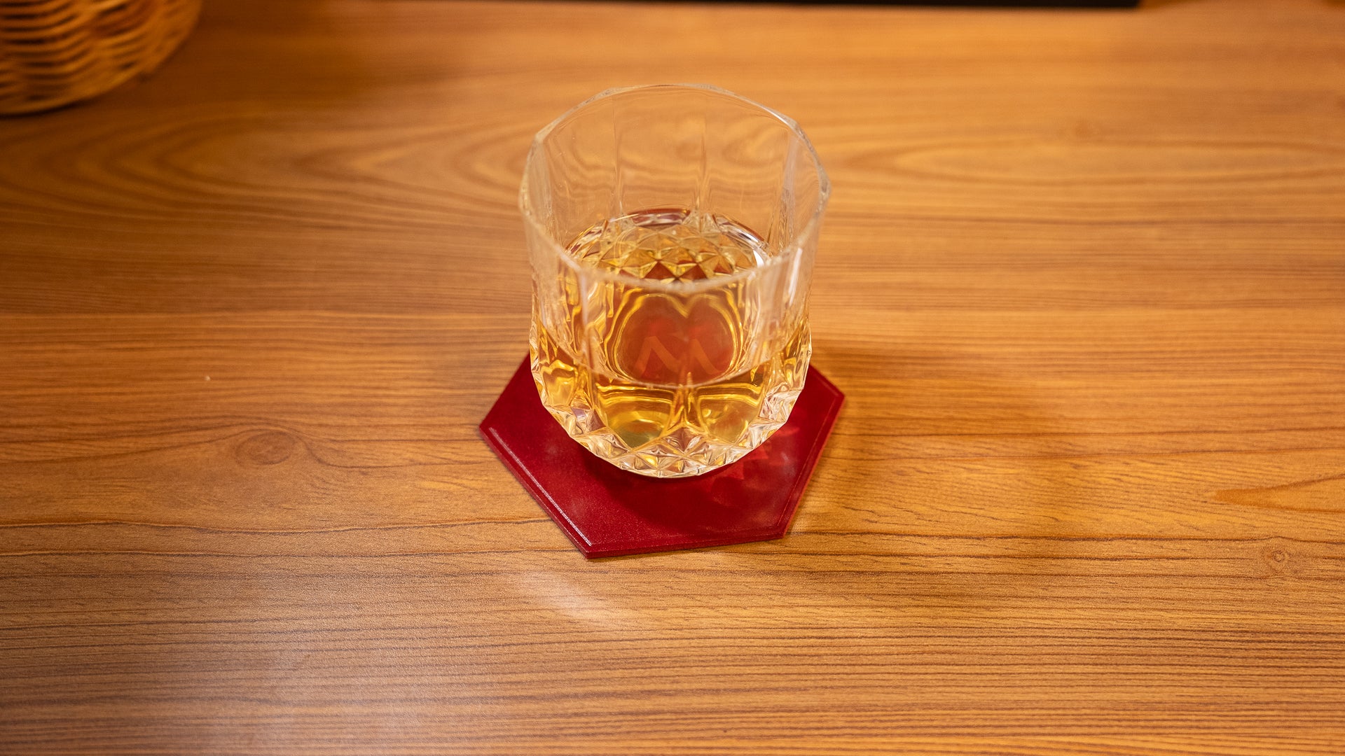 Dessous de verre rouge (x6)