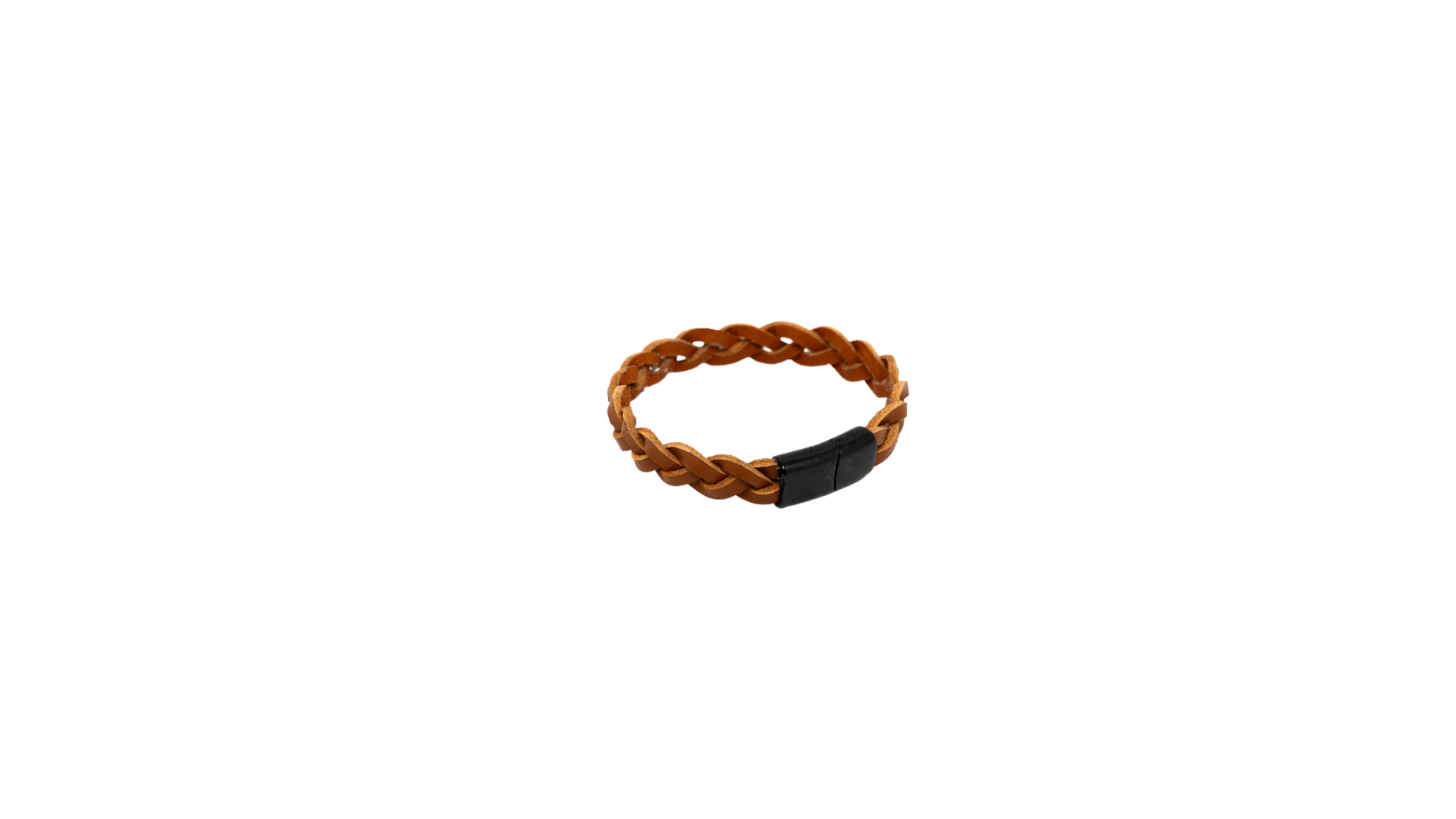 Bracelet tressé camel